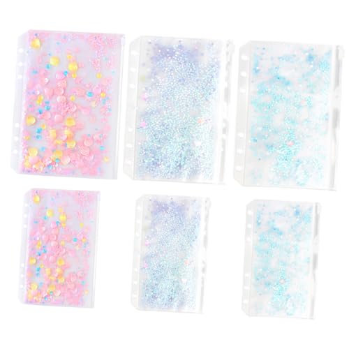 Lurrose 6 Stück Teiliges PVC Zip Beutel für Loseblatt ordner Aufbewahrungstaschen mit Reißverschluss Farbige Binder Taschen für Notizbuch Dokumente Reisekleinteile Wiederverwendbar und Lurrose 6 Stück Teiliges PVC Zip Beutel für Loseblatt ordner Aufbewahrungstaschen mit Reißverschluss Farbige Binder Taschen für Notizbuch Dokumente Reisekleinteile Wiederverwendbar und von Lurrose