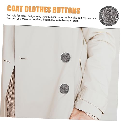 Lurrose 6 Stück Teiliges Runde Metallknöpfe Stabile Nähknöpfe mit Löchern Vielseitig Einsetzbar für Mäntel Blazer Anzüge Strickjacken Diy Kleidungsschmuck Lurrose 6 Stück Teiliges Runde Metallknöpfe Stabile Nähknöpfe mit Löchern Vielseitig Einsetzbar für Mäntel Blazer Anzüge Strickjacken Diy Kleidungsschmuck von Lurrose