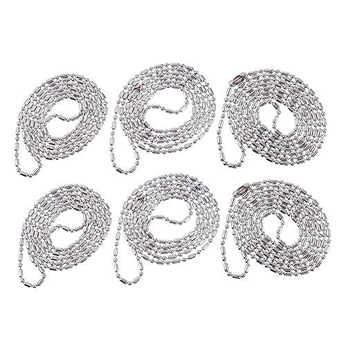Lurrose 6 Stück Teiliges Titanstahl Diy Halskettenkette für Schmuckherstellung für Kreative Schmuckprojekte Lurrose 6 Stück Teiliges Titanstahl Diy Halskettenkette für Schmuckherstellung für Kreative Schmuckprojekte von Lurrose