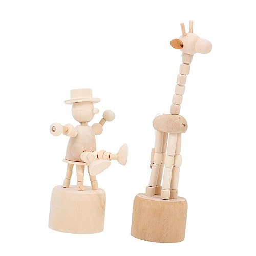 Lurrose 6 Stück Unbemalte Holzfiguren für Kreative Diy Bastelideen für Home Decor Holzspielzeug Giraffe Puppen Hochwertigem Material Lurrose 6 Stück Unbemalte Holzfiguren für Kreative Diy Bastelideen für Home Decor Holzspielzeug Giraffe Puppen Hochwertigem Material von Lurrose