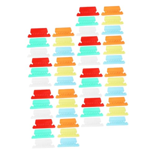 Lurrose 60 Stück Bunte Hängemappen Tabs aus Kunststoff für Einfache Organisation für und Hotels für Effiziente Dokumentenverwaltung von Lurrose