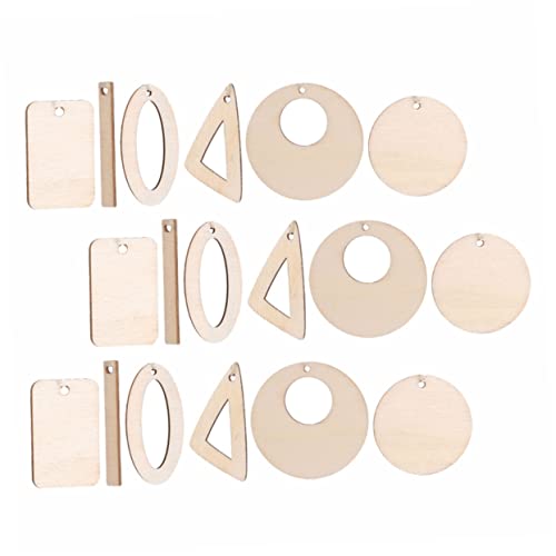 Lurrose 60 Stück Holz Ohrringe Anhänger Diy Schmuck Zubehör Unbehandelt für Kreative Bastelprojekte zum Bemalen und Gestalten von Individuellen Schmuckstücken Lurrose 60 Stück Holz Ohrringe Anhänger Diy Schmuck Zubehör Unbehandelt für Kreative Bastelprojekte zum Bemalen und Gestalten von Individuellen Schmuckstücken von Lurrose