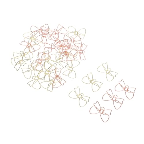 Lurrose 60 Stück Kreative Doppelt Galvanisierte Metall Büroklammern in Gold und Roségold Niedliche Schleifenform Bunte Dekorative Paperclips für Dokumentenorganisation Lesezeichen Schule Lurrose 60 Stück Kreative Doppelt Galvanisierte Metall Büroklammern in Gold und Roségold Niedliche Schleifenform Bunte Dekorative Paperclips für Dokumentenorganisation Lesezeichen Schule von Lurrose