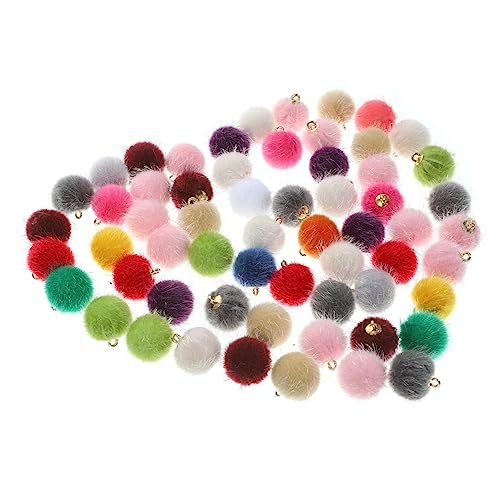 Lurrose 60 Stück Teiliges Pompons Bunte Flauschige Anhänger für DIY Schmuckherstellung Ohrringanhänger Bastelzubehör Kleine Pompons für Handarbeiten und Accessoires Lurrose 60 Stück Teiliges Pompons Bunte Flauschige Anhänger für DIY Schmuckherstellung Ohrringanhänger Bastelzubehör Kleine Pompons für Handarbeiten und Accessoires von Lurrose