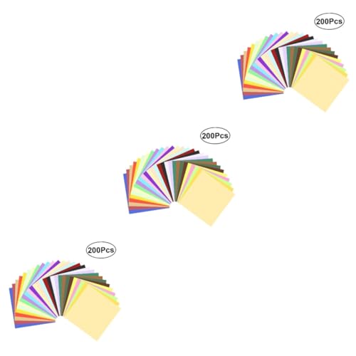 Lurrose 600 Blatt Origami-papier Hochzeitsdekorationen Diy Scrapbook-verzierungen Girlandendekor Kranich-origami Aus Papier Glitzerndes Dekorationspapier Handdekor Doppelseitig Kind Tier von Lurrose