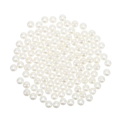 Lurrose 600 Stück Perlen zum Basteln Große Löcher Künstliche Abs Imitationsperlen für Schmuckherstellung Diy Armbänder Hochzeitsdekoration Vasenfüllung Vielseitige Bastelaccessoires von Lurrose