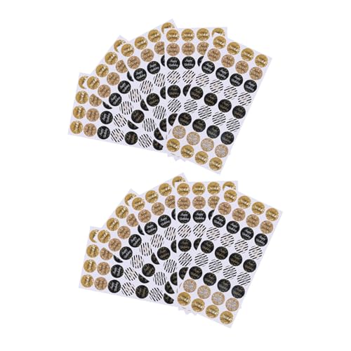 Lurrose 648 Stück Teiliges Geburtstagssticker Runde Selbstklebende Papieretiketten für Partygeschenke und Süßigkeitenverpackungen Bunte Geburtstagsdekorationsaufkleber mit Rückstandsfrei Lurrose 648 Stück Teiliges Geburtstagssticker Runde Selbstklebende Papieretiketten für Partygeschenke und Süßigkeitenverpackungen Bunte Geburtstagsdekorationsaufkleber mit Rückstandsfrei von Lurrose