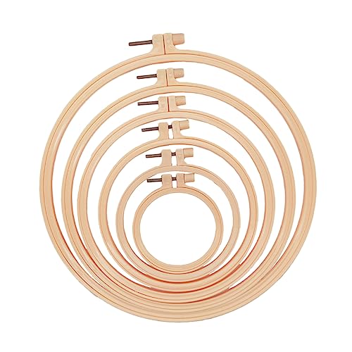 Lurrose Stickrahmen-set Aus Kunststoff 6-teilig Kreuzkreise für Jungen und Mädchen Erwachsene Lurrose Stickrahmen-set Aus Kunststoff 6-teilig Kreuzkreise für Jungen und Mädchen Erwachsene von Lurrose