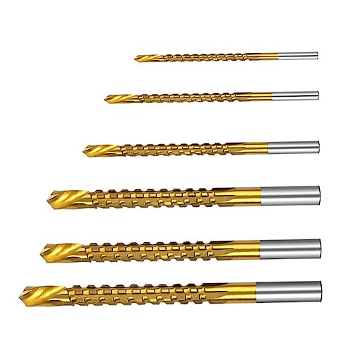 Lurrose 6Stücke Teiliges Metallgezahnter Bohrer Hochgeschwindigkeitsstahl Und Metallbearbeitung Für Bohrmaschinen Und Fräsmaschinen Präzise Positionierung Und Hohe Effizienz Lurrose 6Stücke Teiliges Metallgezahnter Bohrer Hochgeschwindigkeitsstahl Und Metallbearbeitung Für Bohrmaschinen Und Fräsmaschinen Präzise Positionierung Und Hohe Effizienz von Lurrose