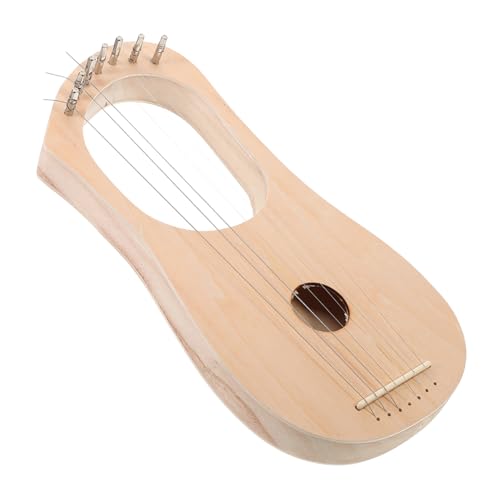 Lurrose 7 Saiten Diy Holz Lyre Harfen Bausatz mit Saiten Musikinstrument zum Selbstbauen mit Stimmschlüssel und Saitensattel für Anfänger und Bastelbegeisterte Geeignet für Musikliebhaber Lurrose 7 Saiten Diy Holz Lyre Harfen Bausatz mit Saiten Musikinstrument zum Selbstbauen mit Stimmschlüssel und Saitensattel für Anfänger und Bastelbegeisterte Geeignet für Musikliebhaber von Lurrose