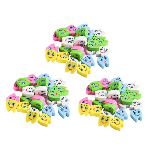 Lurrose 70 Stück Zahnradierer winzige Radiergummis für Mini-Radierer für das Klassenzimmer Ei -Whitsportable -Radiergummiser Eraser kreativer Radiergummi von Lurrose