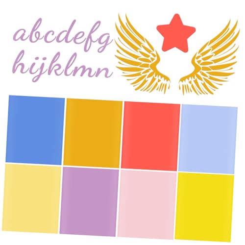 Lurrose 8 Blätter Teiliges PU Heat Transfer Vinyl Matte Strapazierfähige Transferfolie für Diy Textilien Vielseitig Einsetzbar für T Shirts Stoffe und Bastelprojekte Lurrose 8 Blätter Teiliges PU Heat Transfer Vinyl Matte Strapazierfähige Transferfolie für Diy Textilien Vielseitig Einsetzbar für T Shirts Stoffe und Bastelprojekte von Lurrose