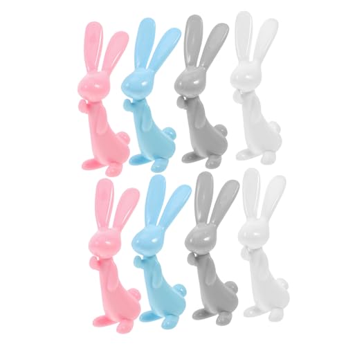 Lurrose 8 Stück Kaninchen Kugelschreiber Neuheitsstifte für lustiger Stift lustige Stifte mehrfarbig stifte büroartikel Stifte für Studenten Party-Schreibstifte Plastik von Lurrose