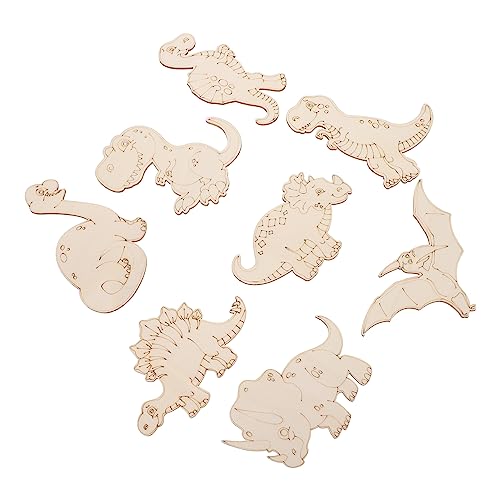 Lurrose 8 Stück Teiliges Diy Bastelset Holzslices für Malen und Gestalten von Dinosaurier Dekorationen Kreative Holzchips für Sicheres Basteln und Freizeitbeschäftigung Lurrose 8 Stück Teiliges Diy Bastelset Holzslices für Malen und Gestalten von Dinosaurier Dekorationen Kreative Holzchips für Sicheres Basteln und Freizeitbeschäftigung von Lurrose