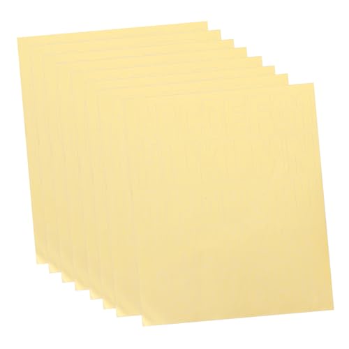 Lurrose 8 Stück dekorative Aufkleber briefkasten aufkleber personalisierte aufkleber briefkasten design Briefkastenaufkleber Schriftzaufkleber Postfach Briefe Zerquetschter Film Golden von Lurrose