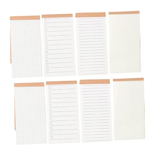 Lurrose 8 Stücke Notebook Memo Notizen Schule Notizblöcke Kleine Plan Buch Hinweis Papier Büro Schreibwaren Studenten Schreibwaren Tragbare Notizblock von Lurrose