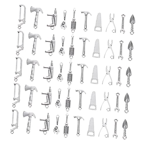 Lurrose 80 Stück Diy Anhänger Teiliges Zubehör Legierung für Kreativen Schmuck für Handwerksprojekte und Persönliche von Lurrose