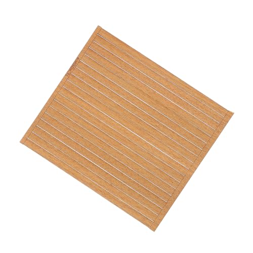 Lurrose 80 Stück Teiliges Mini Holzdeckstreifen Dicke aus für Bauen und Miniatur Boot Reparatur Zubehör Langlebige Biegefeste Holzleisten für Modellbau und Bastelprojekte von Lurrose