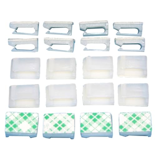 Lurrose 80 Stück selbstklebende Drahtklemmen, Kabelbinderhalter, Drahtclips, kleine Schreibtischkabel-Management-Organizer-Klemmen, selbstklebende Kabelhalter für Büro, Auto, Wand Lurrose 80 Stück selbstklebende Drahtklemmen, Kabelbinderhalter, Drahtclips, kleine Schreibtischkabel-Management-Organizer-Klemmen, selbstklebende Kabelhalter für Büro, Auto, Wand von Lurrose