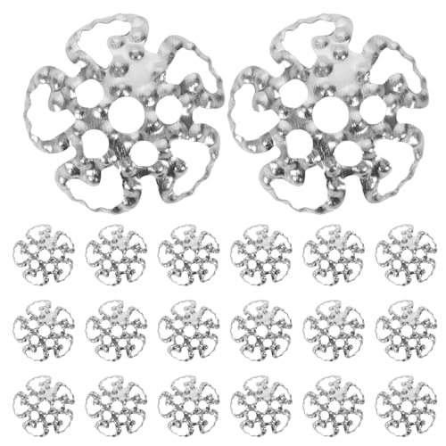 Lurrose 800 Stück Blumen-Perlenkappen: Retro-Blumen-Perlenkappen für die Herstellung von DIY-Schmuck – 8 mm Metallschmuckteile für DIY-Armbänder und Halsketten Lurrose 800 Stück Blumen-Perlenkappen: Retro-Blumen-Perlenkappen für die Herstellung von DIY-Schmuck – 8 mm Metallschmuckteile für DIY-Armbänder und Halsketten von Lurrose