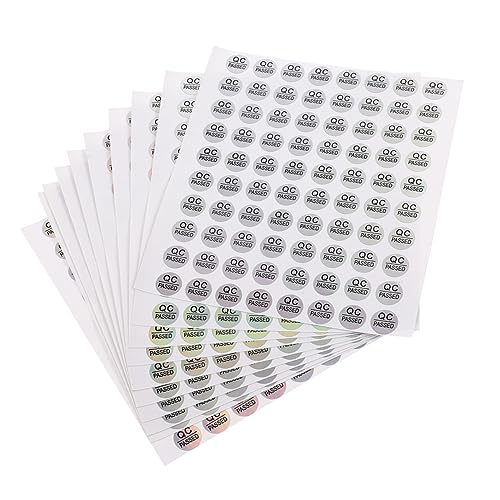 Lurrose 8000 Stück Qc Pass-tag Qc Übergebene Tags Anpassen Qc-pass-aufkleber Plakette Für Qualitätstest Bestanden Ich Habe Aufkleber Gewählt Status-tags Blinken Klar Pvc Selbstklebend Lurrose 8000 Stück Qc Pass-tag Qc Übergebene Tags Anpassen Qc-pass-aufkleber Plakette Für Qualitätstest Bestanden Ich Habe Aufkleber Gewählt Status-tags Blinken Klar Pvc Selbstklebend von Lurrose