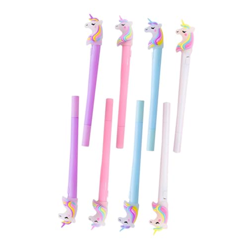 Lurrose 8St Einhorn Lichtstift Einhorn Stift Neuheit Tintenstift Einhorn Kugelschreiber Cartoon-Stift leuchtender Stift gel pen set gel pens set Stift im Einhorn-Design Leuchtstift Plastik Lurrose 8St Einhorn Lichtstift Einhorn Stift Neuheit Tintenstift Einhorn Kugelschreiber Cartoon-Stift leuchtender Stift gel pen set gel pens set Stift im Einhorn-Design Leuchtstift Plastik von Lurrose