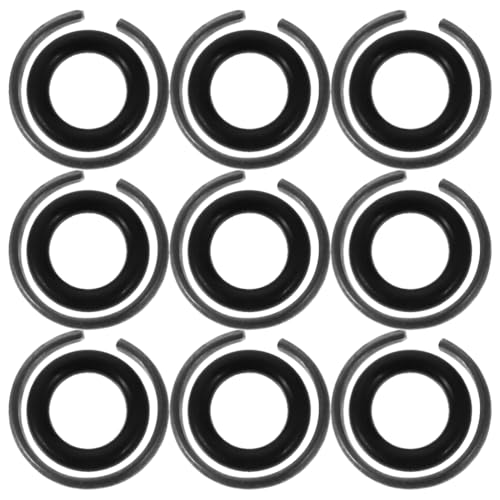 Lurrose 9 Sets Schlagschrauber-Sicherungsringe: 1/2-Zoll-Steckschlüssel-Sicherungsringe mit O-Ring – Schlagschrauber-Werkzeugzubehör, kompatibel mit elektrischen Druckluftschraubern Lurrose 9 Sets Schlagschrauber-Sicherungsringe: 1/2-Zoll-Steckschlüssel-Sicherungsringe mit O-Ring – Schlagschrauber-Werkzeugzubehör, kompatibel mit elektrischen Druckluftschraubern von Lurrose