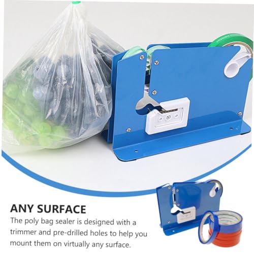 Lurrose 9 Stück Bag Versiegelungsmaschine mit Klebeband Tragbares Beutelverschließgerät aus Robustem Rostfreie Klingen für Lebensmittelverpackung und Kunststoffbeutel Vielseitig Lurrose 9 Stück Bag Versiegelungsmaschine mit Klebeband Tragbares Beutelverschließgerät aus Robustem Rostfreie Klingen für Lebensmittelverpackung und Kunststoffbeutel Vielseitig von Lurrose