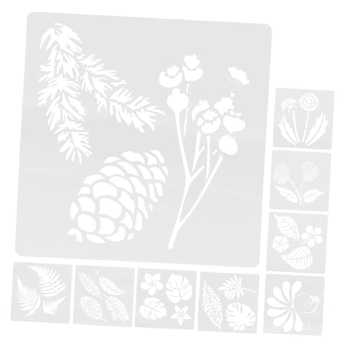 Lurrose 9 Stück Blatt Malvorlage stencils schablonen set zeichenschablonen Wiederverwendbare Schablonen Schablonenset malen dekorativ zeichnen Schablonen Malvorlagen das Haustier Lurrose 9 Stück Blatt Malvorlage stencils schablonen set zeichenschablonen Wiederverwendbare Schablonen Schablonenset malen dekorativ zeichnen Schablonen Malvorlagen das Haustier von Lurrose