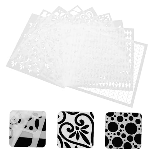 Lurrose 9 Stück Schablone Malvorlagen bookmarks book marker bastelutensilien die bescherung buch marker teen Vorlage für Kunstmalerei Malformen vorlage zum malen von handwerk das Haustier von Lurrose