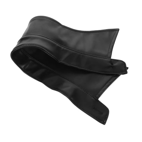 Lurrose Abnehmbarer PU Fake Kragen Damen Komfortabler Weicher Halsschmuck Vielseitig Kombinierbar für Blusen Pullover und Jacken Modisches Accessoire in Schwarz Lurrose Abnehmbarer PU Fake Kragen Damen Komfortabler Weicher Halsschmuck Vielseitig Kombinierbar für Blusen Pullover und Jacken Modisches Accessoire in Schwarz von Lurrose