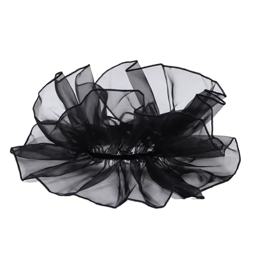 Lurrose Abnehmbarer Vintage Stehkragen mit Falten für Damen Renaissance Accessoire für Cosplay und Alltagskleidung von Lurrose