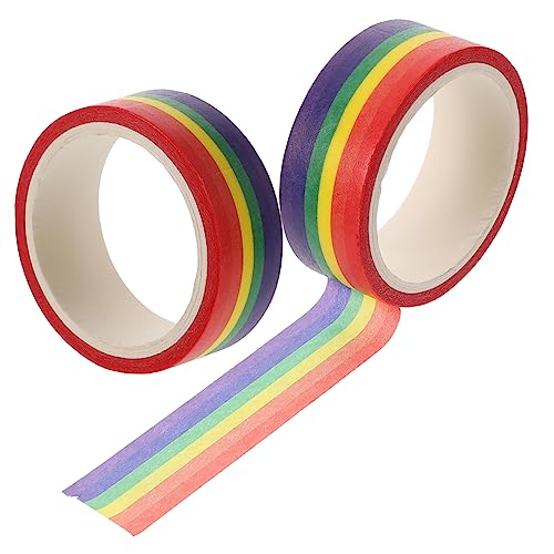 Lurrose Abreißbares Washi-klebeband 2er-pack Mehrzweck-klebeband Leicht Von Hand Abzureißen Dekorative Aufkleber von Lurrose