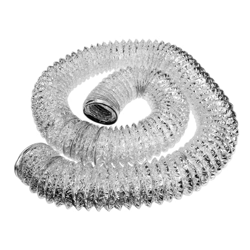 Lurrose Aluminiumfolie Luftkanal Luftschlauch Trockner-entlüftungsschlauch Trocknerschlauch Biegbarer Abgaskanal Trockner Entlüftungskanal Küchenabflussschlauch Aluminiumfolie Silber Lurrose Aluminiumfolie Luftkanal Luftschlauch Trockner-entlüftungsschlauch Trocknerschlauch Biegbarer Abgaskanal Trockner Entlüftungskanal Küchenabflussschlauch Aluminiumfolie Silber von Lurrose