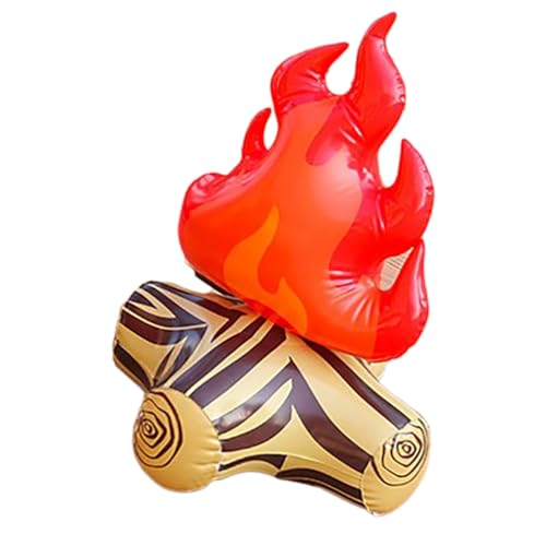 Lurrose Aufblasbares Flammenmodell Lagerfeuerballon PVC-Feuermodell Aufblasbare Lagerfeuerdekoration Fake-Feuer- -Requisite Camping falsches Feuer Requisiten schmücken von Lurrose
