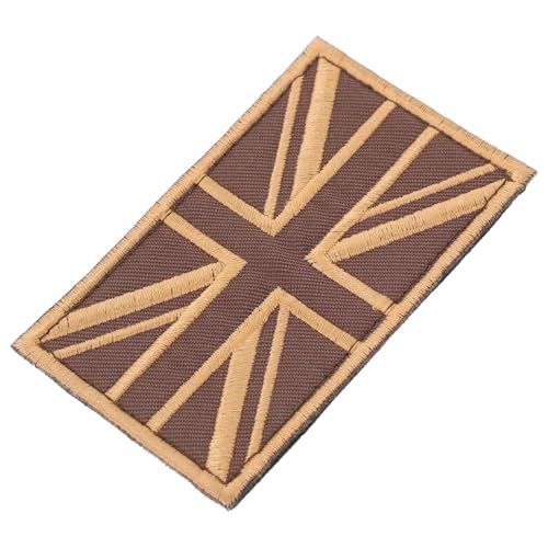 Lurrose Aufnäher Mit Union-jack-flagge Für Kleidung Britischer Union-jack-stickaufkleber Detailliertes Design Einfach Anzubringen Waschbare Stoffflicken Für Jacken Und Hüte von Lurrose