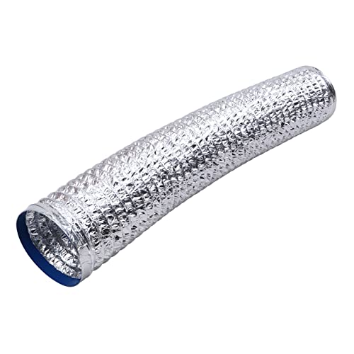 Lurrose Auspuff Zweilagiger Teleskopkanal Flexibler Luftkanal Küchenzubehör Trockner-entlüftungsschlauch Silver Aluminiumfolie Lurrose Auspuff Zweilagiger Teleskopkanal Flexibler Luftkanal Küchenzubehör Trockner-entlüftungsschlauch Silver Aluminiumfolie von Lurrose
