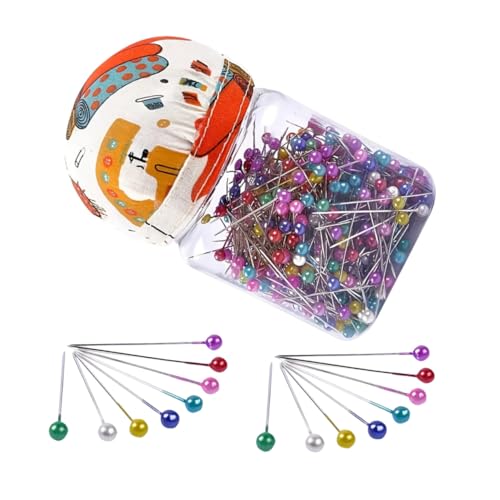 Lurrose Ball Head Sewing Pins mit Aufbewahrungsflasche und Nadelkissen Gerade Stecknadeln für Vielseitige Stoffe Denim für Schneiderei Quilten Basteln und DIY projekte Lurrose Ball Head Sewing Pins mit Aufbewahrungsflasche und Nadelkissen Gerade Stecknadeln für Vielseitige Stoffe Denim für Schneiderei Quilten Basteln und DIY projekte von Lurrose