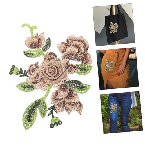Lurrose Bestickter Blumenapplikation Patch Handgefertigt Farbverlaufendes Design Vielseitiger Diy Kleideraufnäher für Kleidung Taschen Schuhe Langlebiges Zubehör für Textilverzierung Lurrose Bestickter Blumenapplikation Patch Handgefertigt Farbverlaufendes Design Vielseitiger Diy Kleideraufnäher für Kleidung Taschen Schuhe Langlebiges Zubehör für Textilverzierung von Lurrose