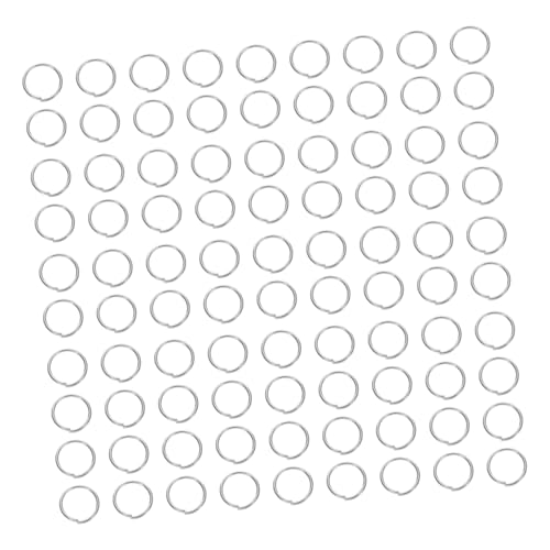 Lurrose Biegeringe, Verbindungsstück Zur Schmuckherstellung, 10 Mm, Offene Biegeringe Für, Armbänder, Ohrringe, Schlüsselanhänger, Diy-handwerk, Silber, 400 Stück Lurrose Biegeringe, Verbindungsstück Zur Schmuckherstellung, 10 Mm, Offene Biegeringe Für, Armbänder, Ohrringe, Schlüsselanhänger, Diy-handwerk, Silber, 400 Stück von Lurrose
