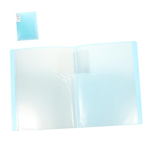 Lurrose Bindemittel Datei faltbarer Ordner-Organizer Desktop Organisator aus Papier Lagerung aufbewahrungssack aktenkoffer ordnee Aufbewahrungstasche für Dokumente Dokumentenmappen Blue von Lurrose