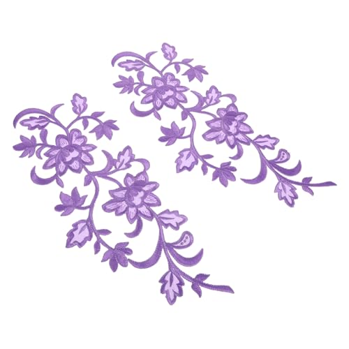 Lurrose Blumensticker Aufnäher mit Blumenapplikation Blumenapplikationen zum Aufnähen Blumenflicken zum Aufbügeln Blumen-Eisen auf Applikation Apliques Bordados Stickerei Violett Lurrose Blumensticker Aufnäher mit Blumenapplikation Blumenapplikationen zum Aufnähen Blumenflicken zum Aufbügeln Blumen-Eisen auf Applikation Apliques Bordados Stickerei Violett von Lurrose