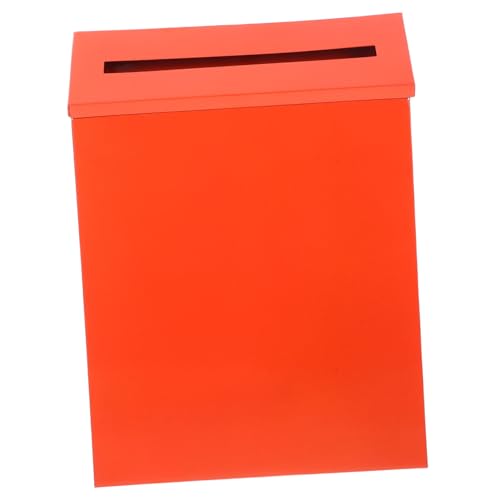 Lurrose Box Vintage Wandhalterung Briefkästen Vintage Mailbox Mini Dekorative Mailbox Wandbriefkästen Für Draußen Eisen Orange Lurrose Box Vintage Wandhalterung Briefkästen Vintage Mailbox Mini Dekorative Mailbox Wandbriefkästen Für Draußen Eisen Orange von Lurrose