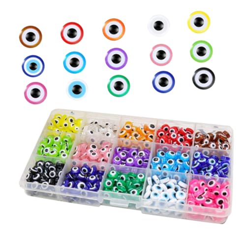 Lurrose DIY Schmuckset Mit Blick Harzperlen Fächer Perlen Für Armbänder Und Halsketten Kunsthandwerk Zubehör Für Individuelles Schmuckdesign von Lurrose