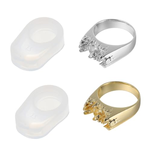 Lurrose DIY Silikonform für Epoxidharz Ringe mit Silber und Gold Ringformen Wiederverwendbar Antihaftbeschichtet für Schmuckherstellung und Bastelbedarf Lurrose DIY Silikonform für Epoxidharz Ringe mit Silber und Gold Ringformen Wiederverwendbar Antihaftbeschichtet für Schmuckherstellung und Bastelbedarf von Lurrose