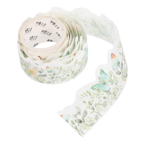 Lurrose Dekoratives Washi Tape mit Vintage Blumenmuster Selbstklebendes DIY Klebeband Grüne Randverzierung für Scrapbooking Tagebuchgestaltung und Bastelprojekte Langlebig und Farbecht Lurrose Dekoratives Washi Tape mit Vintage Blumenmuster Selbstklebendes DIY Klebeband Grüne Randverzierung für Scrapbooking Tagebuchgestaltung und Bastelprojekte Langlebig und Farbecht von Lurrose