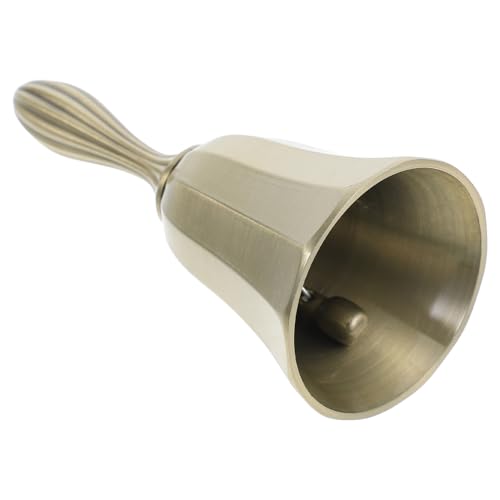Lurrose Die Klingel Türklingel Dekorative Ladenbesitzerglocke Gedenkglocke Klingel Zum Öffnen Der Tür Mahlzeit Glocke Empfangsglocke Glocke Für Den Gottesdienst Golden Zinklegierung von Lurrose