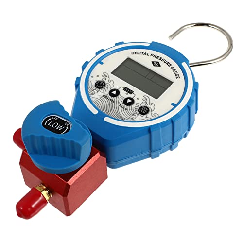 Lurrose Digitaldruckprüfer Mit Display Low Pressure Klimaanlage Manometer Für Präzise Messungen Tragbar Und Einfach Zu Bedienen Für Professionellen Einsatz von Lurrose