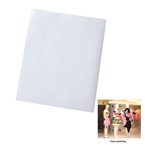 Lurrose Diy PU Wärmeübertragungsfolie für T Shirts Sportbekleidung Taschen und Stoffe Flexibles Langlebiges und Einfach zu Schneidendes Htv Vinyl Weiß von Lurrose