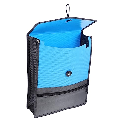 Lurrose Dokumententasche aus PP-Canvas Taschen für Frauen Tragetaschen für Damen Büro wasserdichter dokumentenbeutel wasserdichte dokumententasche Aktentaschen aus Segeltuch A4-Tasche Blue von Lurrose